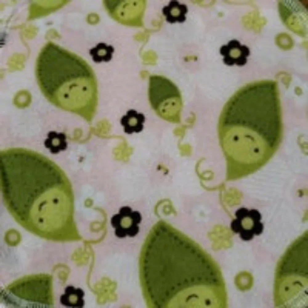 9 cloth wipes pink peapod